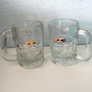 Vintage A&W mini mugs